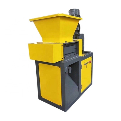 High Efficiency Safety Long Life Double Axle Trash Bucket Can Solid Plastic Metal Waste Mini Shredder