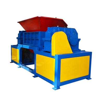 Top Quality Industrial Shredder Machine Stable Performance Electric Double Shaft Trash Plastic Shredder