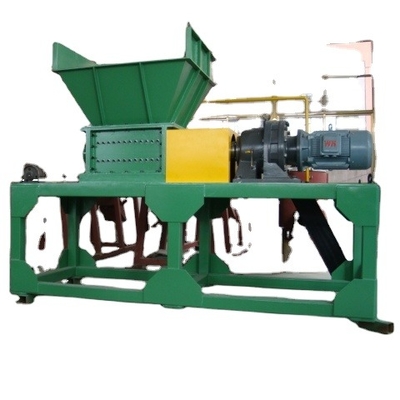 Type 1500 Automatic Double Shaft Plastic Waste Recycling Shredder Plant Machine