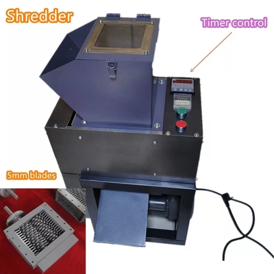 Mini Small Hotels Shredder100 Machine For Recycling Scrap Knife Food Plastic Recycling Construction Crusher
